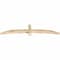 Ekena Millwork Bellingham Rough Sawn Timber Gable Bracket, Douglas Fir, 84"W x 17"H x 4"D x 4"F, 5/12 Pitch GBW084X17X0404BEL00RDF - alternate 2